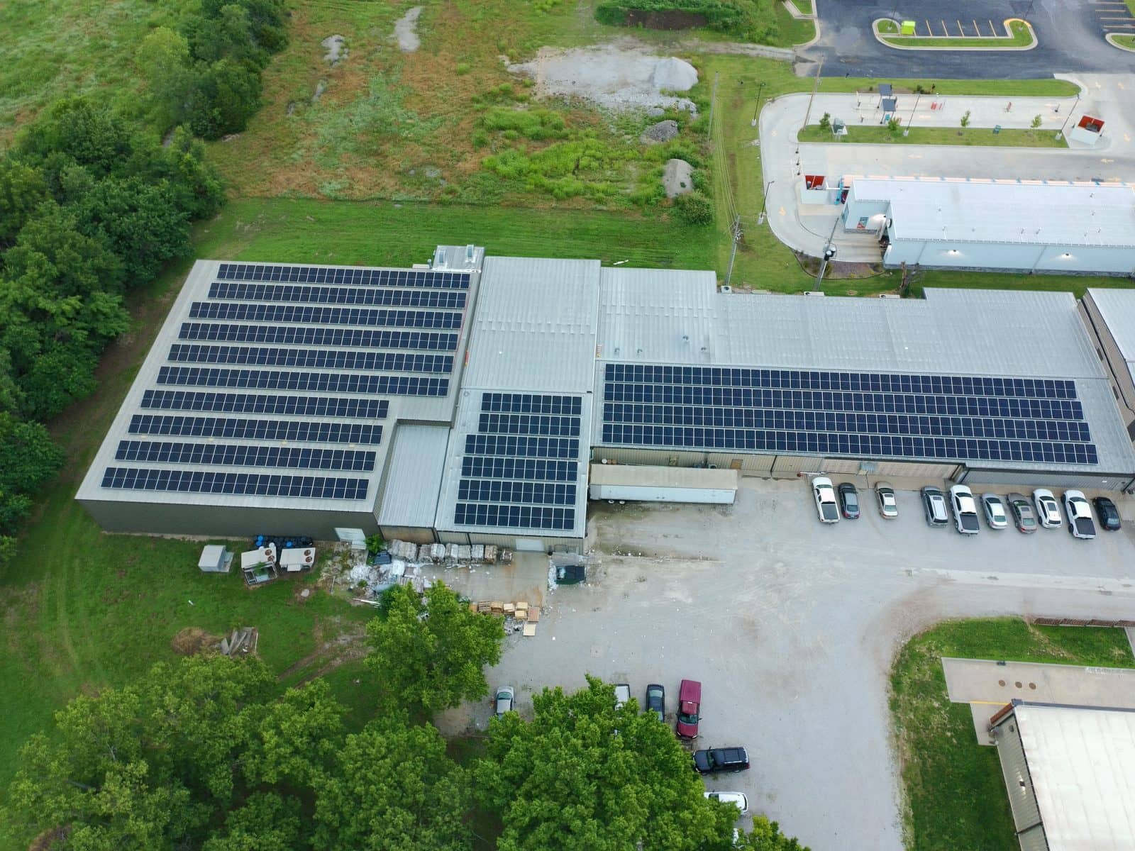 Rooftop solar on the Sekan Printing plant, Fort Scott